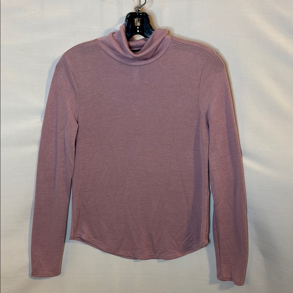Banana Republic Pink Lightweight Turtleneck Sweater Knit Top XS